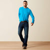 Ariat Mens Methyl Blue Rebar Heat Fighter Long Sleeve-10071531