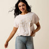 Ariat Ladies Saddle Up T-Shirt - Sea Salt - 10073553