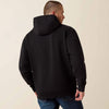 Ariat Mens Black Embossed Logo Hoodie-10073716