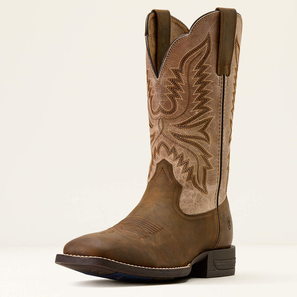 Ariat Men's Brush Creek Wide Square Toe Cowboy Boot - 10074181