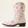 Ariat Youth Palmer R Toe Western Boot - Starlight Blush - 10074195