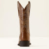 Ariat Ladies Round Up Remuda Wide Square Toe Boot - Aged Tan - 10074322