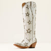 Ariat Ladies Casanova Star X Toe Western Boot - Ivory Pearl - 10074350