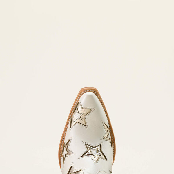 Ariat Ladies Casanova Star X Toe Western Boot - Ivory Pearl - 10074350