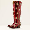 Ariat Ladies Casanova Star X Toe Western Boot - Cherry Heat - 10074352