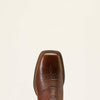Ariat Ladies Round Up Holly Wide Square Toe Boot - Brown/Metallic - 10074373