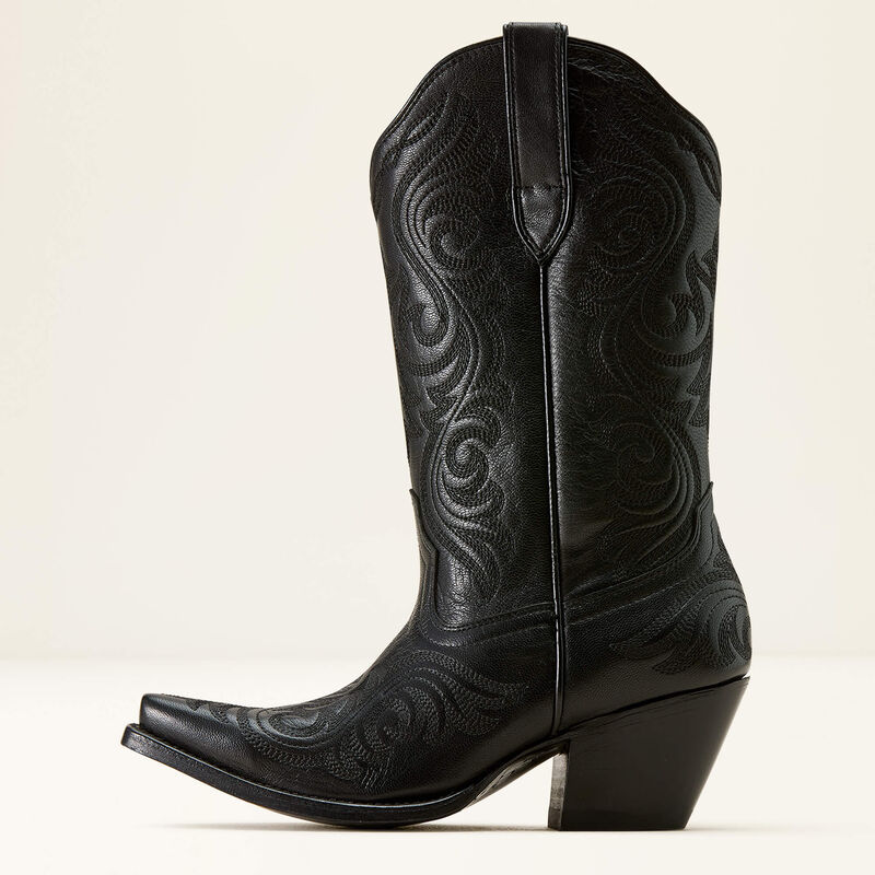 Ariat Ladies Amora X Toe Western Boot - Obsidian - 10074384