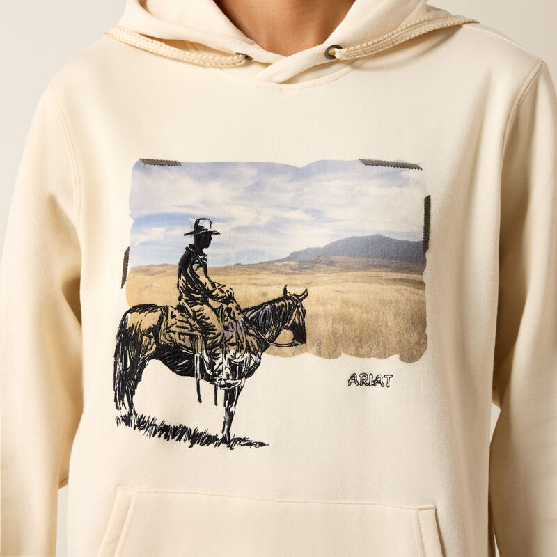 Ariat Ladies Wish You Were Here Hoodie Parchment 10079308