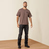 Ariat Men's Cowboy Approved ToughStock Boxy T-Shirt Iron 10079336