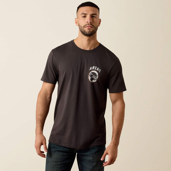 Ariat Men's Bison Brother T-Shirt Vintage Black 10079381