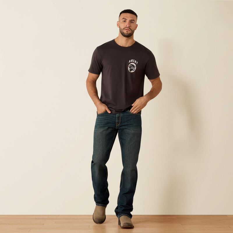 Ariat Men's Bison Brother T-Shirt Vintage Black 10079381