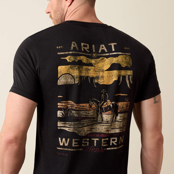 Ariat Men's Monument Gaucho T-Shirt Black 10079502