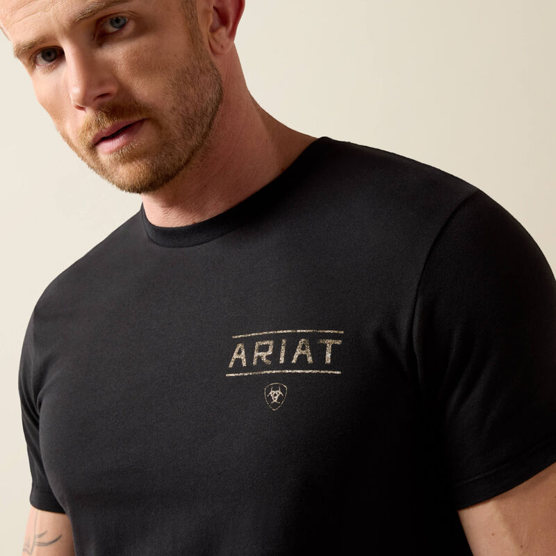 Ariat Men's Monument Gaucho T-Shirt Black 10079502
