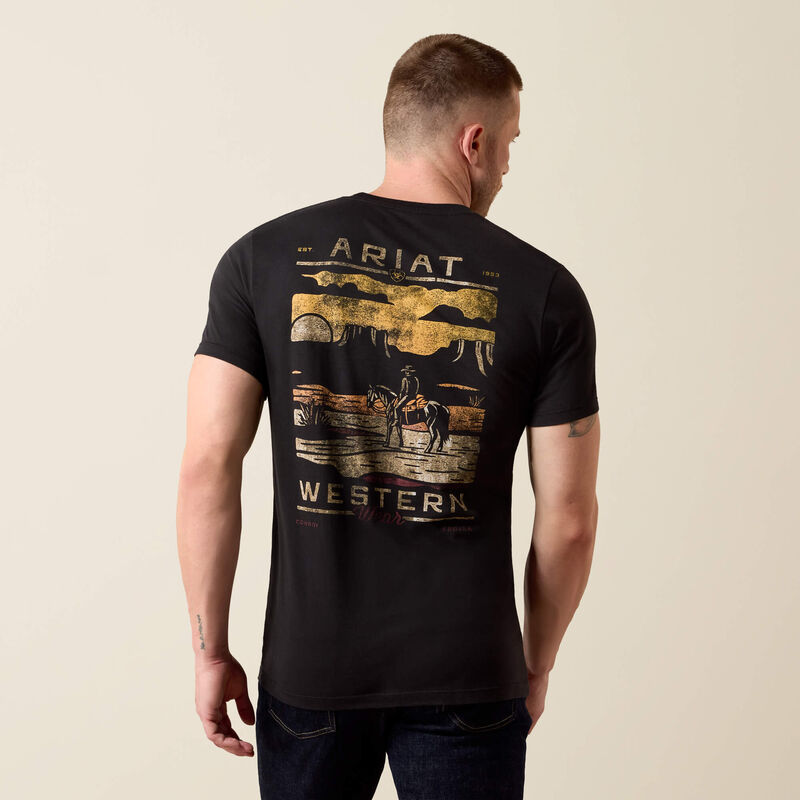 Ariat Men's Monument Gaucho T-Shirt Black 10079502