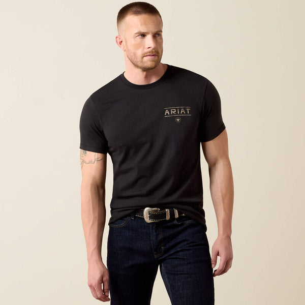 Ariat Men's Monument Gaucho T-Shirt Black 10079502