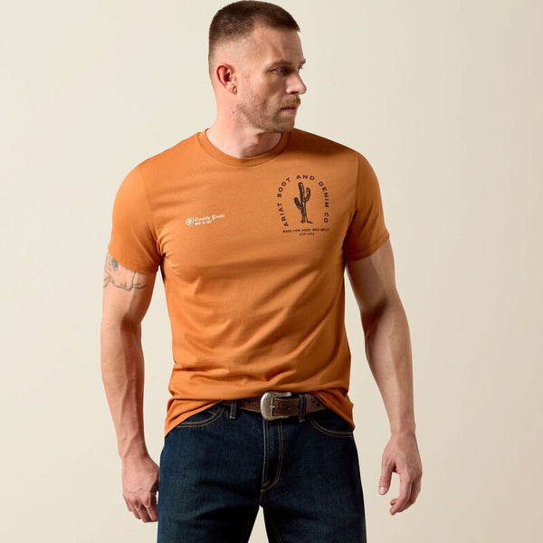 Ariat Men's Tobacco Tough T-Shirt Adobe 10079568