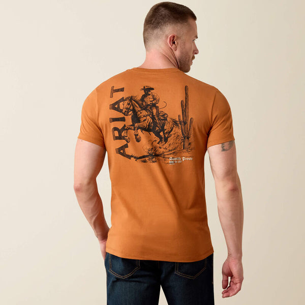 Ariat Men's Tobacco Tough T-Shirt Adobe 10079568