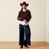 Ariat Ladies Dakota Sweatshirt Chocolate Plum 10079673