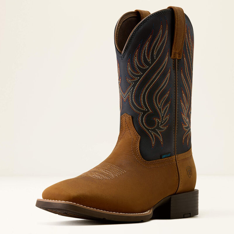 Ariat Men's Sport Riggs Waterproof Wide Square Toe Cowboy Boot 10080270