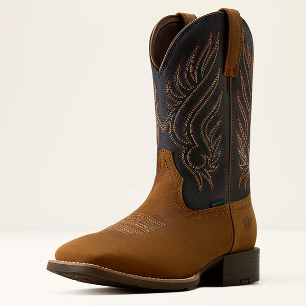 Ariat Men's Sport Riggs Waterproof Wide Square Toe Cowboy Boot 10080270