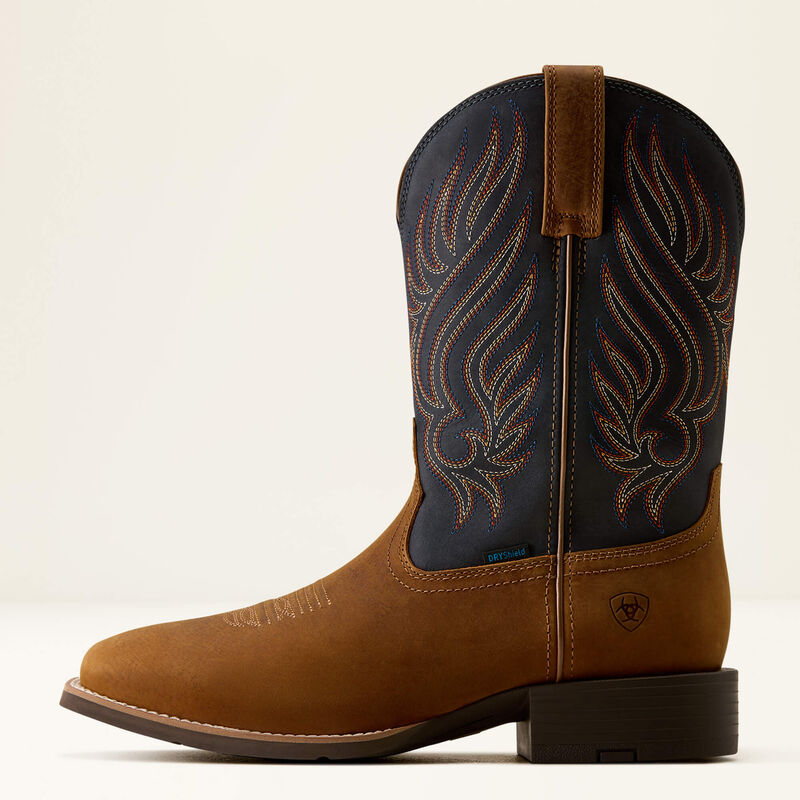 Ariat Men's Sport Riggs Waterproof Wide Square Toe Cowboy Boot 10080270