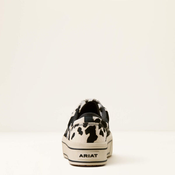 Ariat Skylar Shoe Black and White Hair on Hide Shoe 10080404