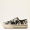 Ariat Skylar Shoe Black and White Hair on Hide Shoe 10080404