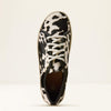 Ariat Skylar Shoe Black and White Hair on Hide Shoe 10080404