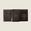 Ariat Pebble Leather With Trim Trifold Wallet A3569202