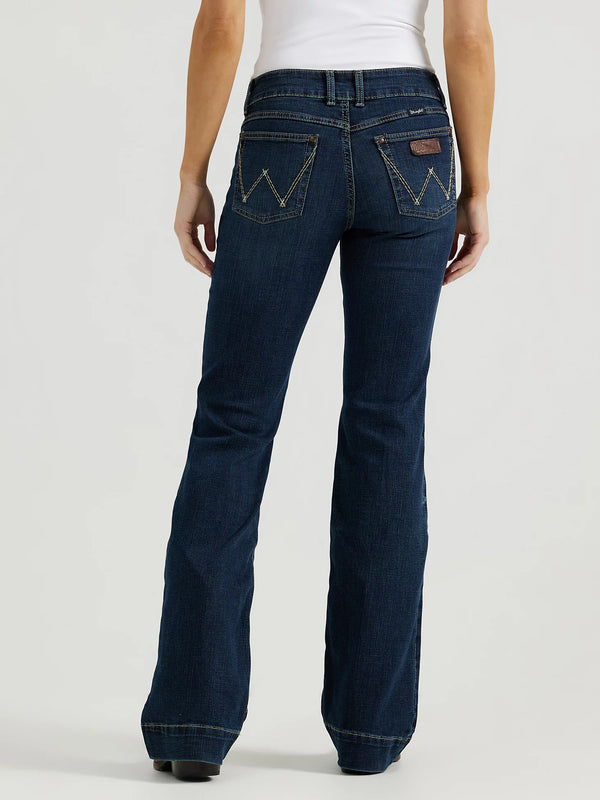 Wrangler Ladies retro Mae Wide Leg Trouser-1009MWWNS