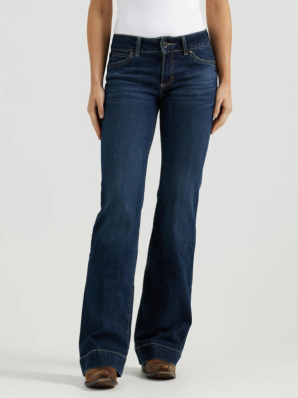 Wrangler Ladies retro Mae Wide Leg Trouser-1009MWWNS