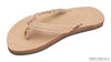Rainbow Sandals Kids Flirty Braidy- Premier Leather Braided 1/2" Strap - Sierra Brown