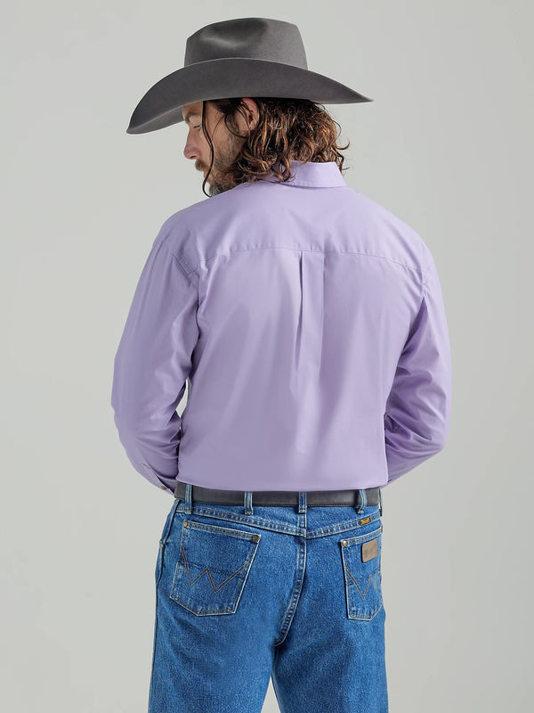 Wrangler Men's George Strait Purple Shirt 112346528