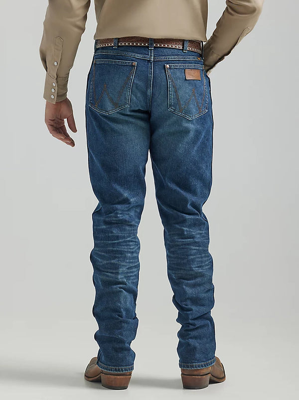 Wrangler Men's Retro Premium Jean Slim Straight In Blue Dasher-112325786