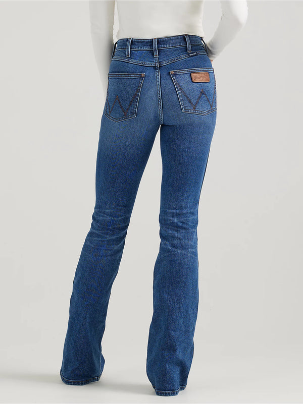 Wrangler Ladies  Retro Bailey High Rise Flare Jean - Aria - 112356681