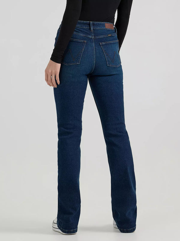 Wrangler Ladies High Rise Bold Boot Cut Jeans - 10MT1BTSN