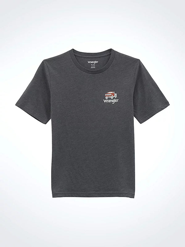 Wrangler Boys Western Back Graphic T-Shirt-112358836