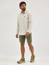 Wrangler Men's Short Sleeve ATG Drover Utility Shirt - Pelican - 112360557