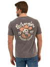 Wrangler Mens Mineral Wash Back Graphic TShirt-112361834