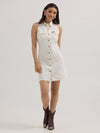 Wrangler Ladies White Western Snap Dress-112364413