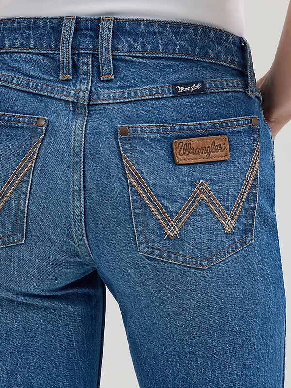 Wrangler Ladies Retro Mae Mid Rise Bootcut Jean-112364568
