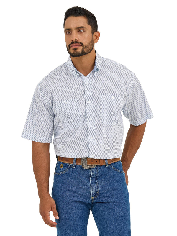 Men's Wrangler George Strait Short Sleeve Button Down - 112365412