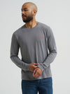 Wrangler Mens Long Sleeve Cowboy Back Graphic TShirt-112365707