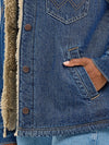 Wrangler Ladies Western Sherpa Lined Denim Range Coat-112367333
