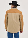Wrangler Men's Chipmunk Mixed Canvas Chore Jacket-112367621