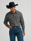 Wrangler Mens Cody Johnson Two Pocket Western Snap Shirt-112368068