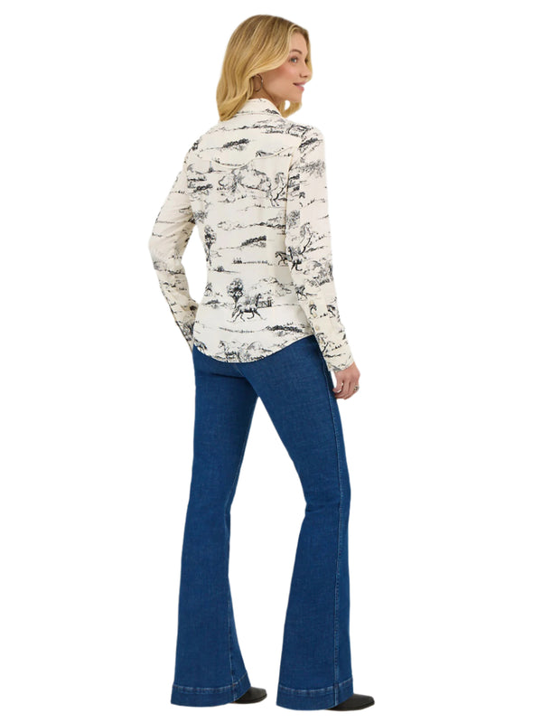 Wrangler Ladies Lainey Wilson Country Toile Western Snap Shirt-112368256