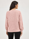 Wrangler Ladies Misty Rose Graphic Crew Sweatshirt-112368906
