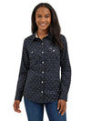 Wrangler Ladies All Occasion Western Snap Shirt - 112371915