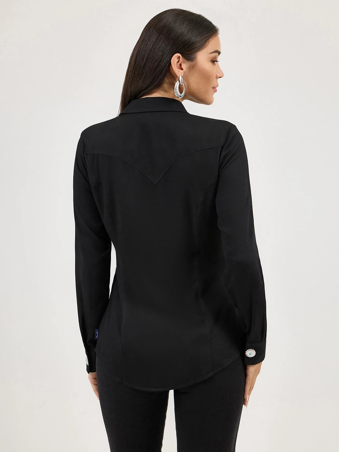 Wrangler Ladies Slim Concho Button shirt 112371916